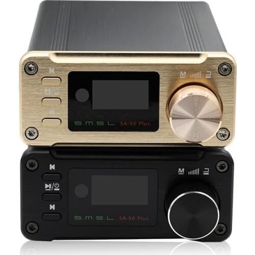 SMSL SA-50 Plus HiFi 50W AUX Optical USB Disk Portable Power Amplifier Digital Amplifier
