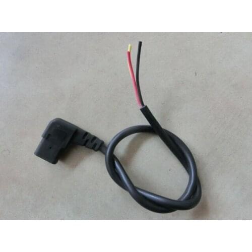 For Electric car three core wire power cord bold elbow extension cord with plug socket square hole
