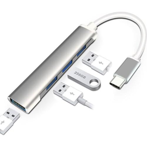 HUB USB3.0 Type-C or USB 4 Port USB2.0 Multi Splitter Adapter OTG For Lenovo Xiaomi Macbook Pro Air Pro PC Computer Accessories