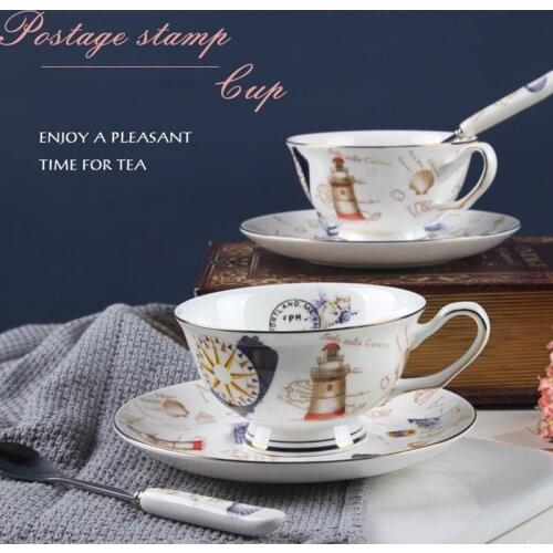 Top Grade Nordic Bone China Coffee Cup Creative European Tea Cup Set And Saucer Home Party Afternoon Tea Teacup Porcelain Nice G