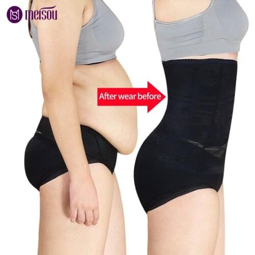 MEISOU Women Shapers High Waist Slimming Tummy Control Knickers Pants Pantie Briefs Magic Body Shapewear Lady Corset Underwear