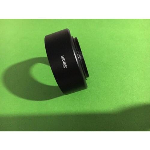 33mm standard screw in mount Metal Lens Hood cover for c mount movie cctv camera free shipping