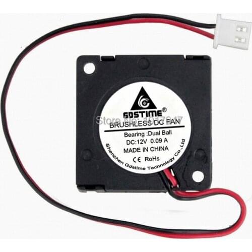 5pcs lot Gdstime DC 12V 3cm 30mm x 10mm Ball Brushless Cooling Fan Air Blower Blow Radial 3D Printer Parts