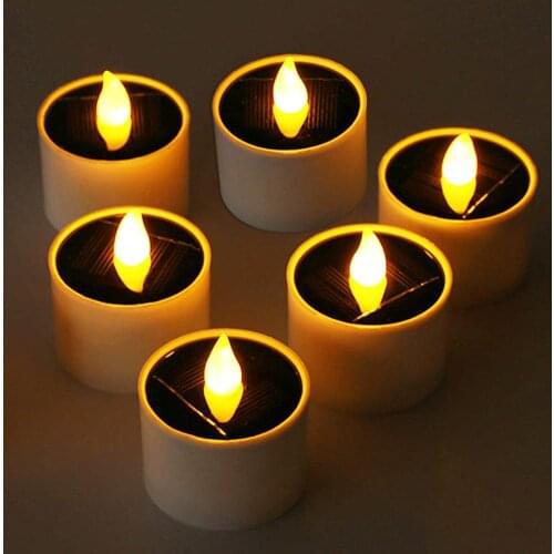 6 Battery Votive Candles With Remote Control Led Candles Small Tea Lights Party Candles Electronic Candles Festive Decor