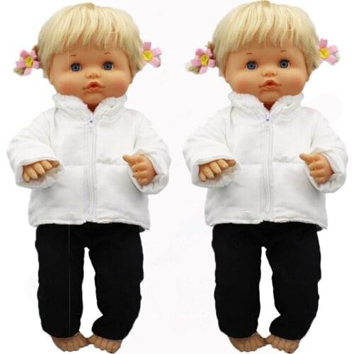White Jacket Suit Fit 42 cm Nenuco Doll Nenuco y su Hermanita Doll Accessories