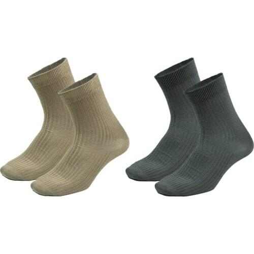 Hot Sales New Design Mens Solid Socks Short Cotton Business Middle Quarter Socks