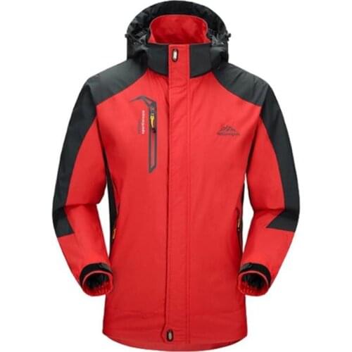 New Arrival Jacket Men Army Windproof Hood Breathable mens jackets and coats Windbreak Coat Jacke Men Plus Size L-5XL