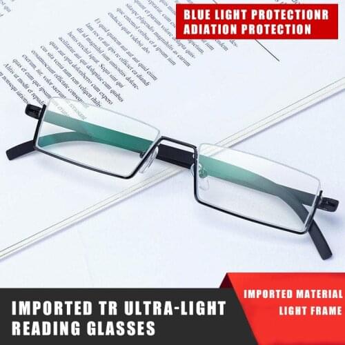 Reading Glasses TR90 Womens Half-Frame Reading Glasses Mns Reader Glasses Magnifying Glasses Women Reading Glasses Glasses