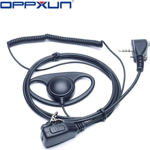 OPPXUN 3.5MM 1PIN Walkie Talkie Headphone PTT for Vertex Standard CB Radio VX-160 VX-231 Evx-531 VX-350 VX-354 Ham Transceiver