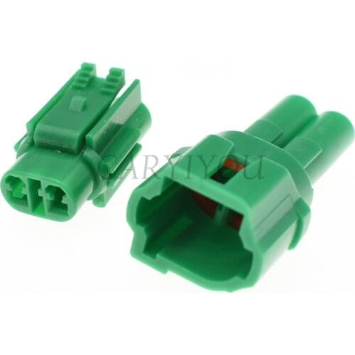 5 Set DJQ7022-2.3-11 2 Pin Way Automotive Tail Light Socket Fog Lamp Male Female Connector Plug For Toyota BYD Car 6180-2591