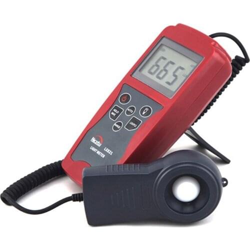 LX821 Professinal Separate Probe 200000 Lux Digital Meter Tester Max Min Values Light PhotoMeter Silicon Photo Diode Resolut