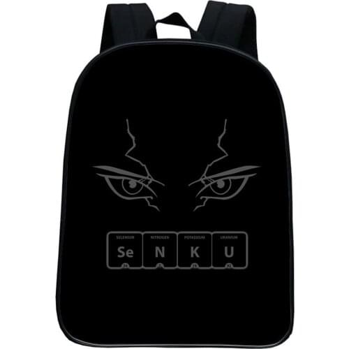 Anime Dr Stone Backpack Boy Girls Bags Role Ishigami Senkuu Student School Bag Anime Backpack Rucksack Kids Back To School Gift