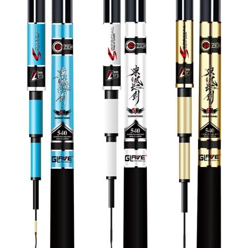 4H 5H 6H Super Hard Hand Pole Carbon Fiber 19/28 Tone Carp Fishing Peche Telescopic Wedkarstwo Olta 3.6M-7.2M Taiwan Fishing Rod