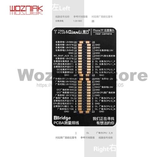 QIANLI ToolPlus iBridge FPC Test Cable for iPhone 6/6P/6S/6SP/7/7P/8/8P/X/XS/XSMAX Motherboard Fault Checking for iPhone Repair