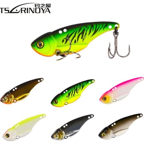 TSURINOYA Full Metal VIB Bait 5g/7g/10g/15g Sinking Fishing Lures Vibration Isca Artificial Bait Pesca Leurre Souple Peche