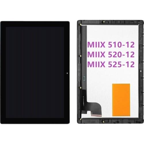 Laptop LCD for Lenovo IdeaPad MIIX510-12isk MIIX520-12 miix 525-12IKB Touch Screen Assembly (with frame)