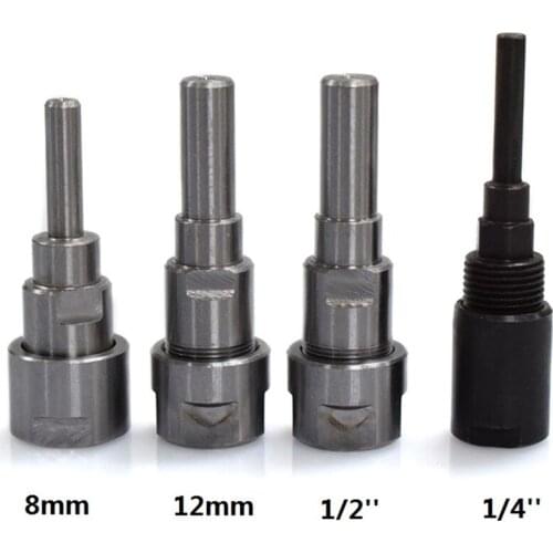 1pc 6.35 / 8/ 12.7mm hoop router bit extension rod for engraving machine end mill cutter tool holders