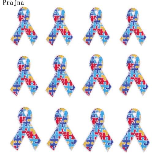 10PCS Picture Puzzle Tie Patches Cartoon patches For Clothing DIY Colorful tie Patch Iron On Embroidered patches For Clothes