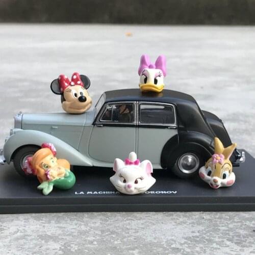 100PCS/lot 2cm Disney Donald Duck Mickey Mermaid chipmunk ornaments DIY decoration