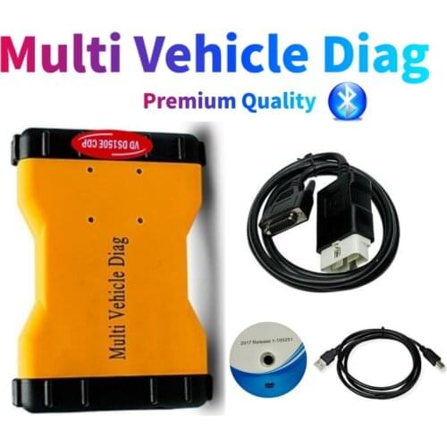 2020 NEW Arrival Scanner Multi Vehicle Diag vd ds150e cdp Bluetooth 2016R0 2017R1 for delphis obd2 diagnostic tool for car truck