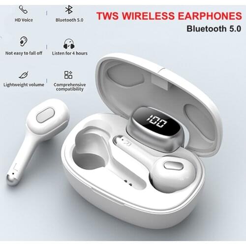 2020 new T9S TWS 5.0 Bluetooth Earphone Wireless Earbuds Magnetic Stereo Sound In-ear Headset Led Display Hd Call Headphones