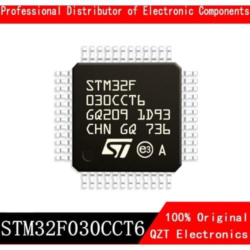 5pcs/lot new original STM32F030CCT6 STM32F030 LQFP48 microcontroller MCU In Stock
