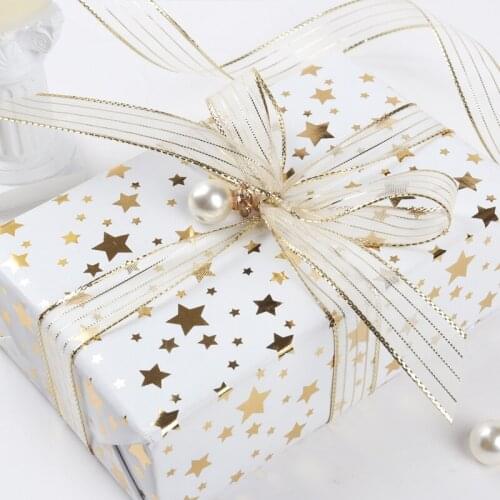 9m Dreamy Phnom Penh Snow Gauze Ribbon DIY For Christmas Decoration Birthday Gift Wedding Flower Bouquet Packing Lace Bow