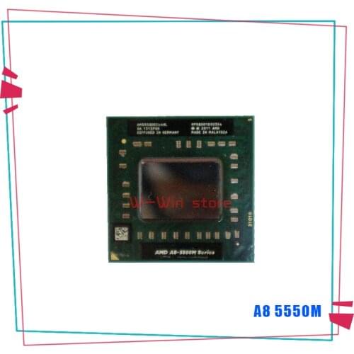 AMD A8-Series A8-5550M A8 5550M 2.1 GHz Quad-Core Quad-Thread CPU Processor AM5550DEC44HL Socket FS1