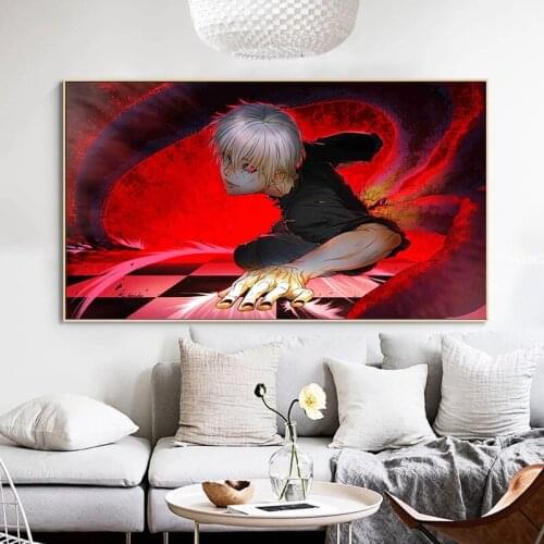 Anime Poster Tokyo Ghoul Japanese Anime Wall Decoration Poster Art Prints 20 x 28 Inches,No Frame