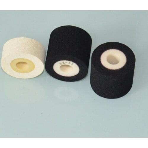 Black Diameter 36mm Height 32mm production machine solid ink roller for HZ 100 coding machine