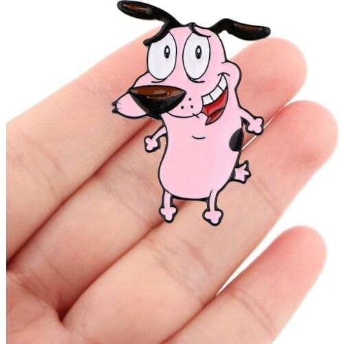 DZ1954 Collection Anime Dog Cute Enamel Pins Badge Brooch Backpack Bag Collar Lapel Decoration Jewelry Gifts for Friends