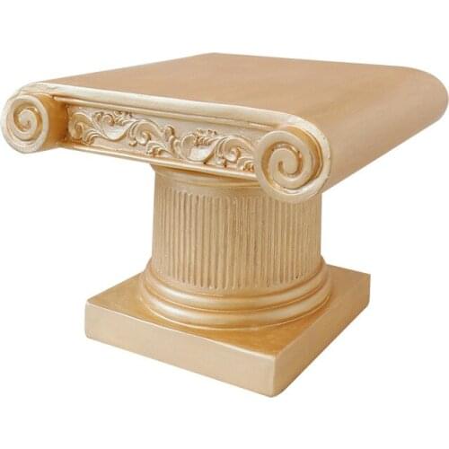 European style Candlestick decoration champagne Roman column Photo Props window display decorations