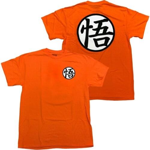 Super Goku Symbol Adult Summer Tops for Man Summer Cotton T-Shirt Fashion Family T Shirts