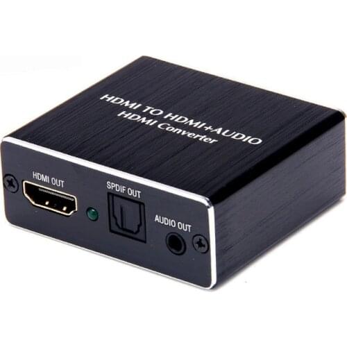 HDMI-compatible Audio Extractor Stereo Extractor Converter Optical TOSLINK SPDIF + 3.5mm Audio Splitter Adapter