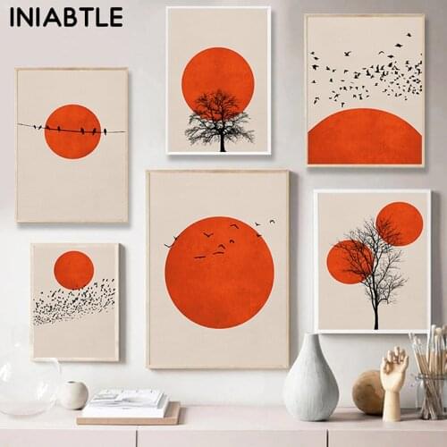 INIABTLE Wall Paintings Landscapes