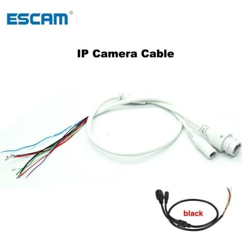 IP camera cable for IP network camera cable replace cable RJ45 camera Cable DC12V for CCTV ip camera replace use