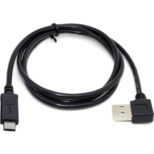 Data Cable Male A Cablecc Reversible Design Usb 3.0 3.1 Type C To 90 Degree Left Right Angled For