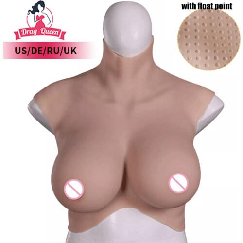 Drag Queen Summer Wear Thinner Type Silicone Breast Forms Crossdresser Fake Chest For Transgender No Oil Breast Plate Sissy Men