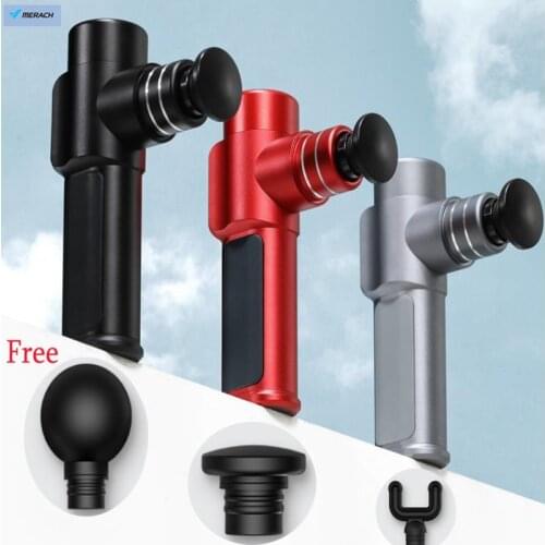 In Stock Merach Nano Pocket Fascia Gun Small Muscle Relaxer Mini Massager 4 Massage Heads Body Relaxation gym for home/Office
