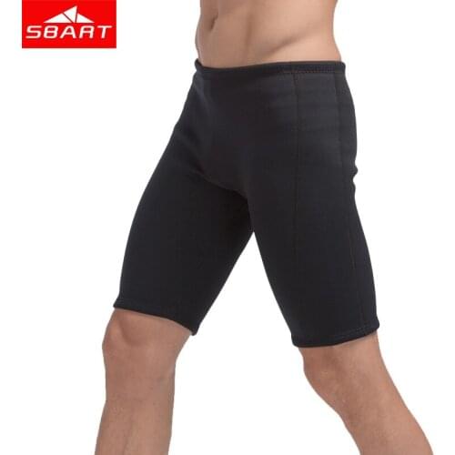 Mens 3MM Neoprene Wetsuits Pant Swimming Surfing Diving Swimsuits Short Rashguard Pants Sunscreen Bathing Suits Trunks