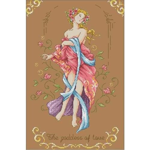 The goddess of love Patterns Counted Cross Stitch 11CT 14CT DIY Chinese Cross Stitch Kits Embroidery Needlework Sets