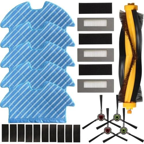 Vacuum Main Side Brush Filter Kit For Ecovacs Deebot Ozmo 900 DN5G Vac Cleaner Parts Household Cleaning Supplies