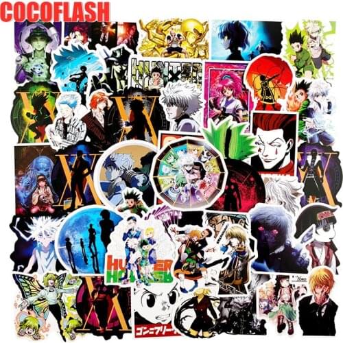 10/50pcs/set HUNTER X HUNTER Cartoon Anime Graffiti Stickers For Phone Skateboard Laptop Motorcycle Luggage Scrapbook Bicycle