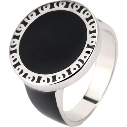 BOCAI New solid New mens accessories, retro s925 pure silver temperament mens rings best-selling fashion accessories