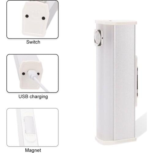 PIR Sensor Light LED Work Light Sensing Mode Portable Lantern Built-in Recharge Battery Night Light Camping Lamp Emergency Light