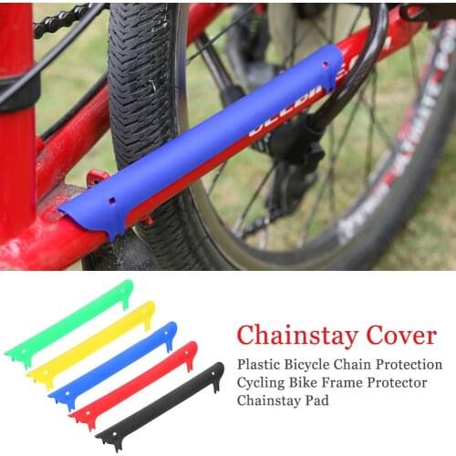 Plastic Bike Chain Guard Protector Cycling Chain Stay Protector Care Frame Cover Guard Bicycle Riding Parts Bicycle Accessories