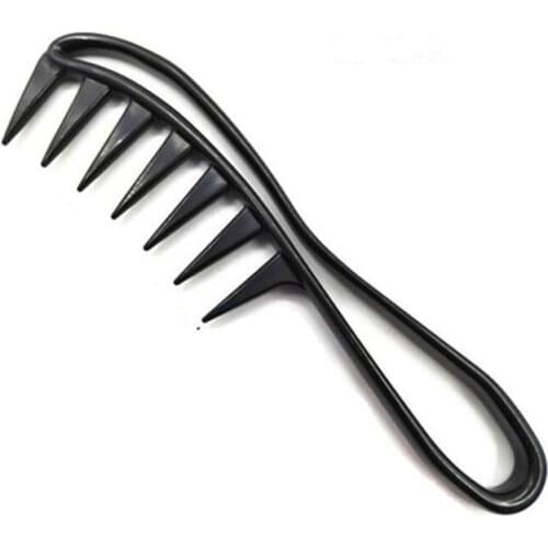 Wide Tooth Shark Plastic Comb Detangler Curly Hair Salon Hairdressing Comb Massage For Hair Styling Tool for Curl Hair