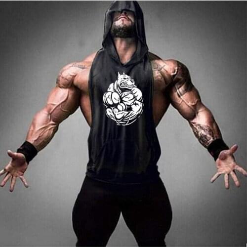 Seven Joe Bodybuilding Stringer Hoodies Hooded Fitness Brand Tank Top Men Clothing Cotton Pullover Hoody