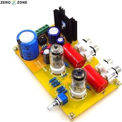 GZLOZONE Assembeld Hifi PRT-01A 6J1 Tube Preamp Vacuum Tubes Preamplifier Board