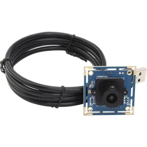 2.1mm Wide Angle Lens Best High resolution 8MP mini UVC USB Camera board Module with MJPEG/YUY2 Output